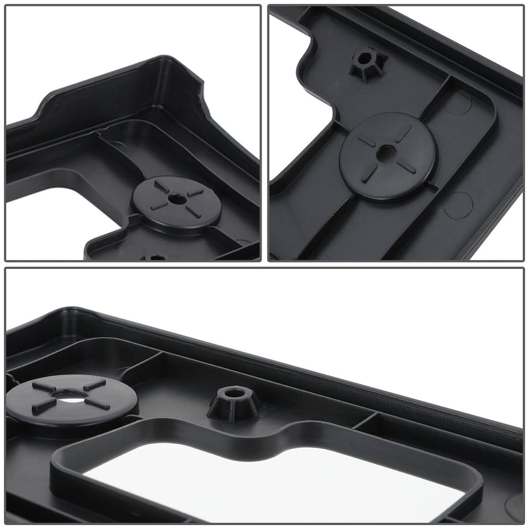 13-16 Nissan Pathfinder Front License Plate Mounting Bracket - Black