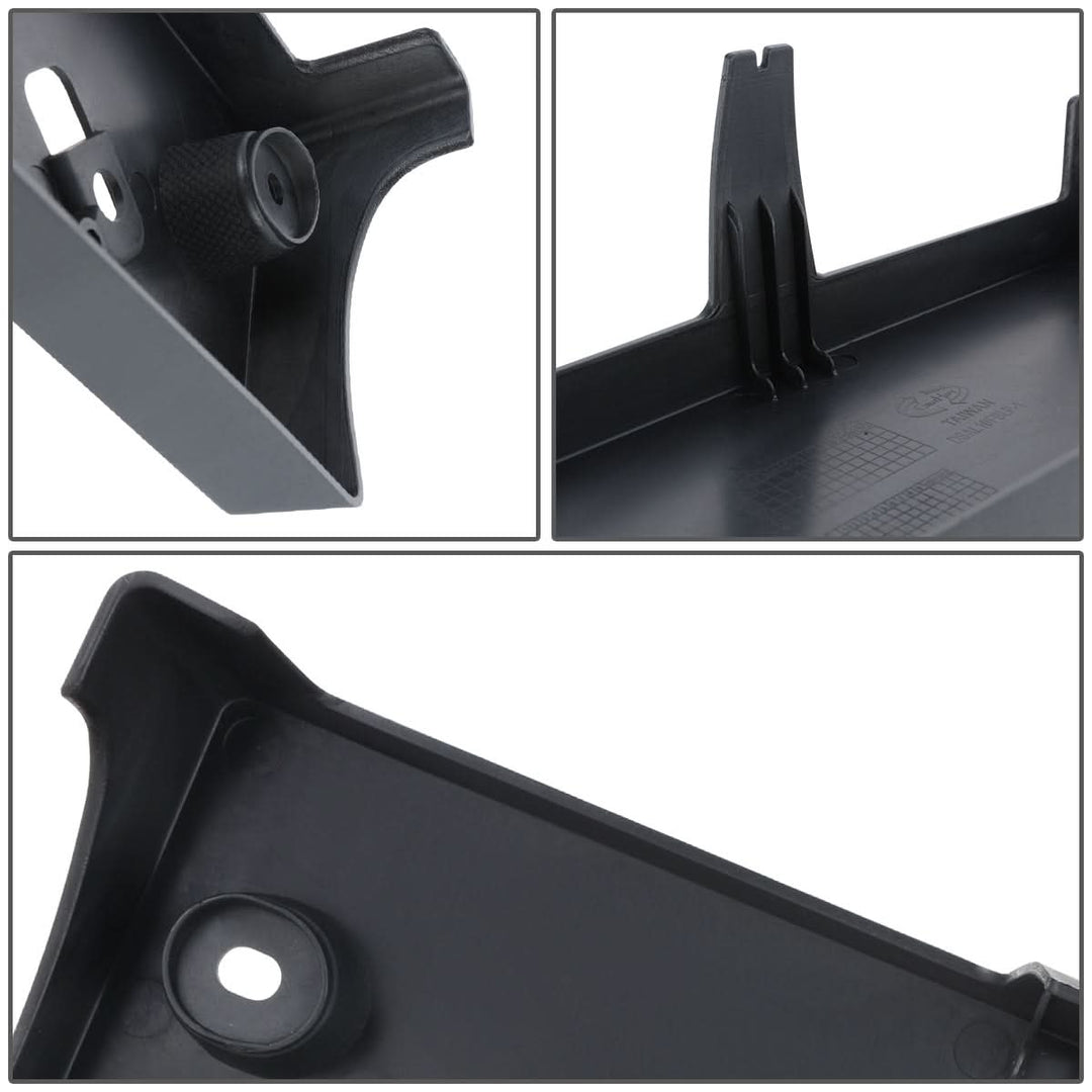 10-13 Nissan Altima Coupe Front License Plate Mounting Bracket - Black