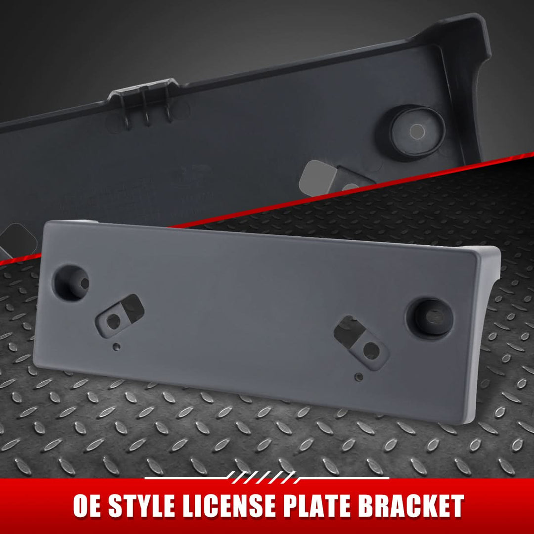10-13 Nissan Altima Coupe Front License Plate Mounting Bracket - Black