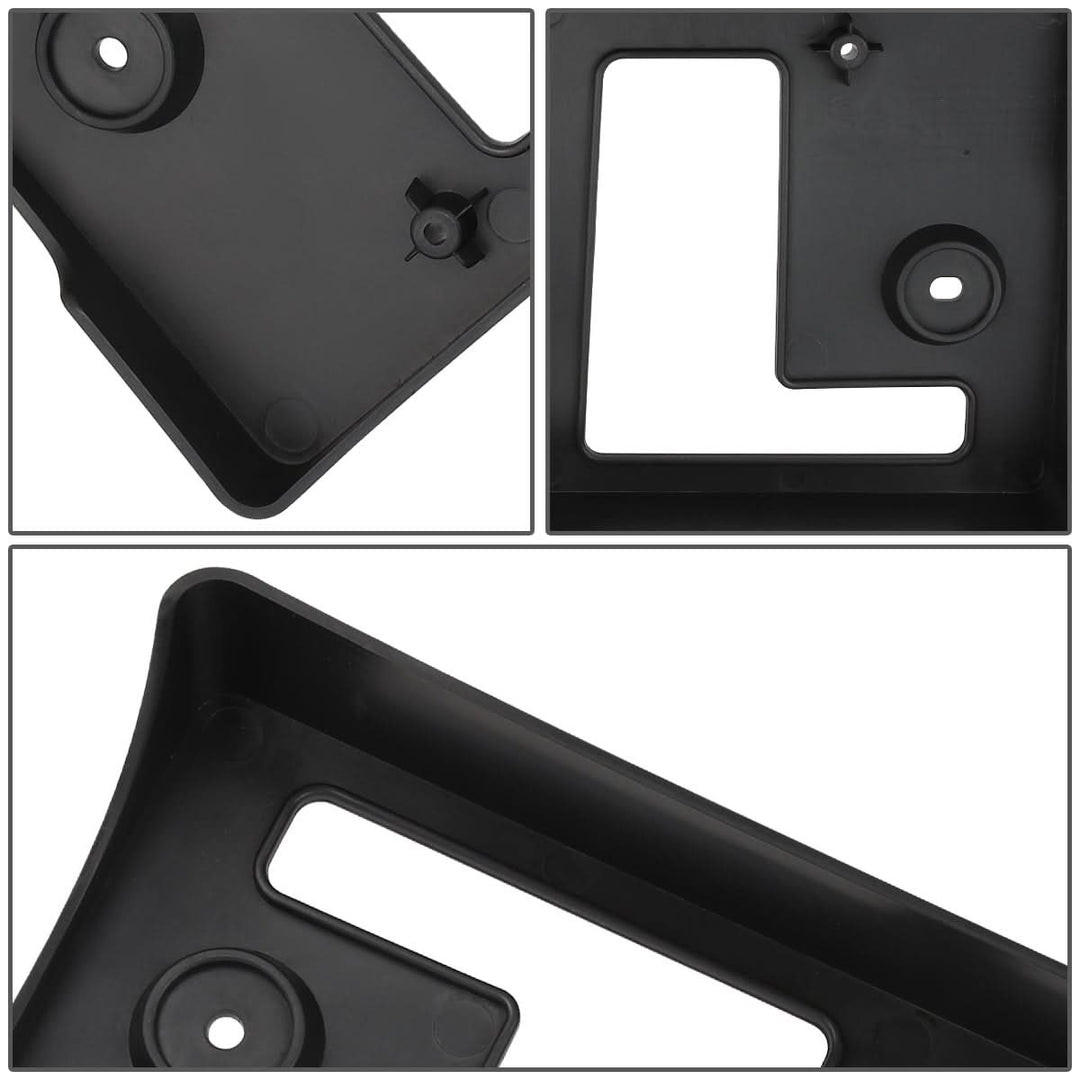2017-2019 Nissan Titan Front License Plate Mounting Bracket - Black