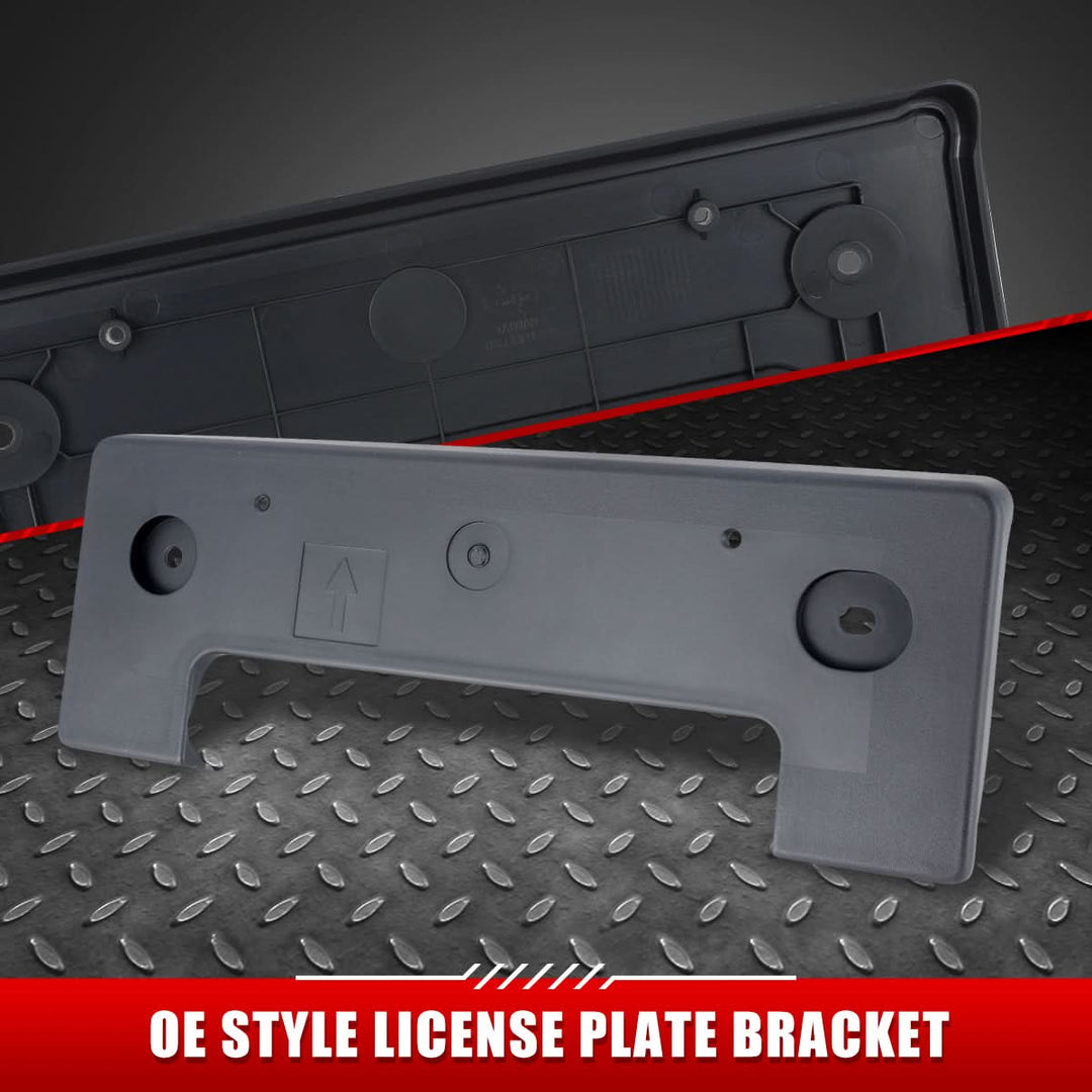 2013-2017 Nissan Leaf Front License Plate Mounting Bracket - Black