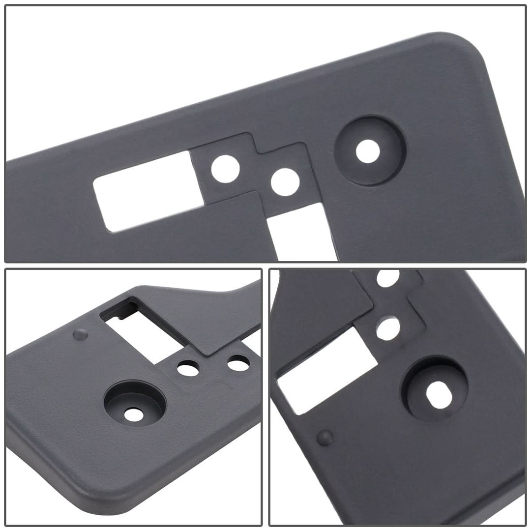 2009-2012 Toyota RAV4 Front License Plate Mounting Bracket - Black