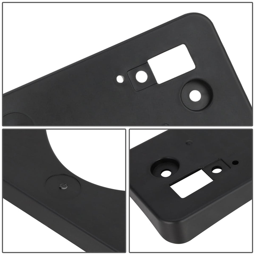 2009-2011 Toyota Yaris Front License Plate Mounting Bracket Black