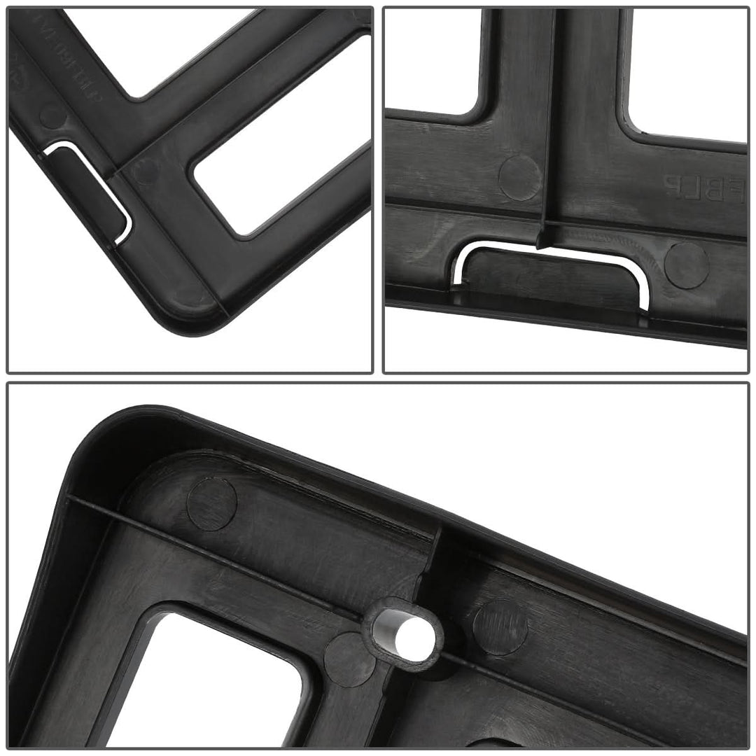 09-16 Toyota Venza Front License Plate Mounting Bracket - Black