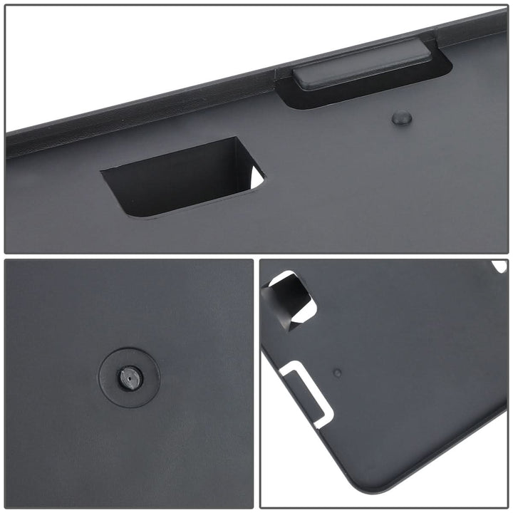 2012-2014 Toyota Camry Front License Plate Mounting Bracket Black
