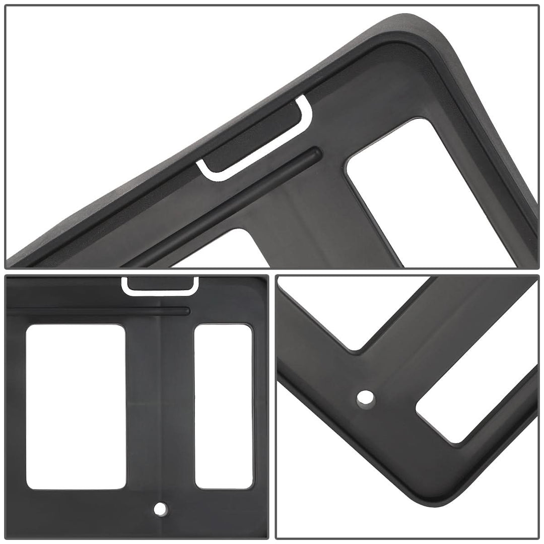 2014-2018 Toyota Tundra Front License Plate Mounting Bracket - Black