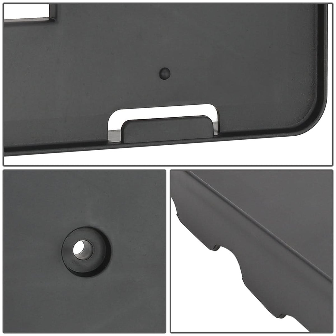 18-20 Toyota Sienna Front License Plate Mounting Bracket Black