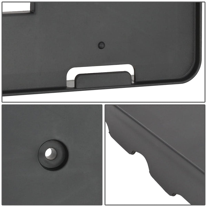 18-20 Toyota Sienna Front License Plate Mounting Bracket Black