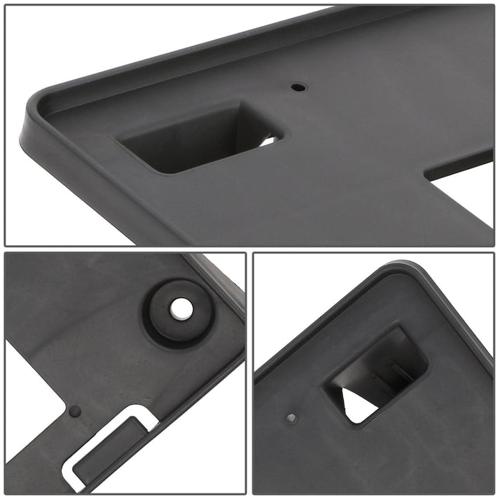 18-20 Toyota Sequoia Front License Plate Mounting Bracket - Black