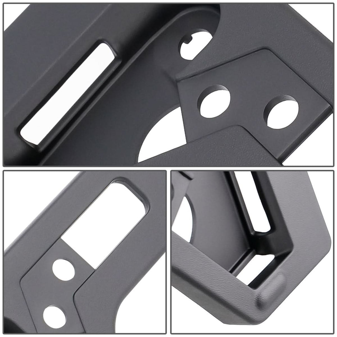 17-21 Toyota Prius Prime Front License Plate Mounting Bracket - Black