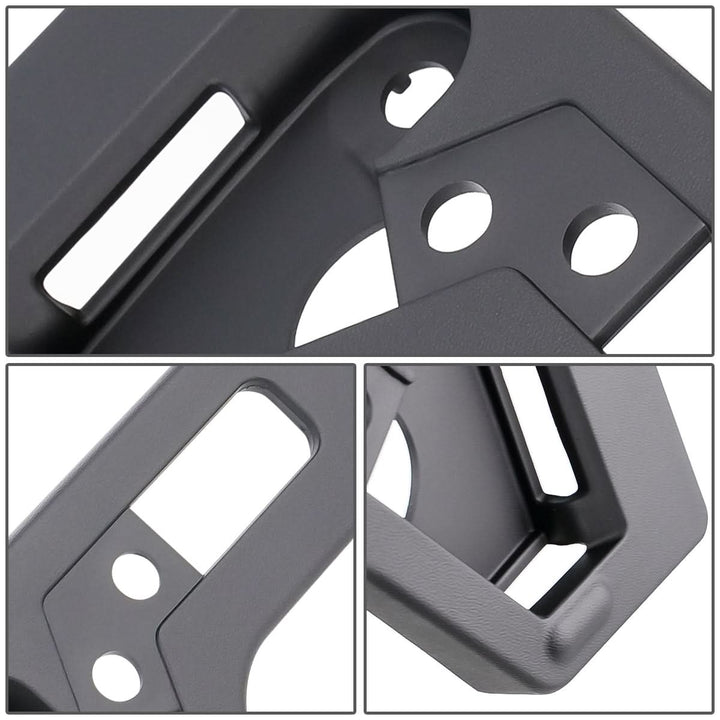 17-21 Toyota Prius Prime Front License Plate Mounting Bracket - Black