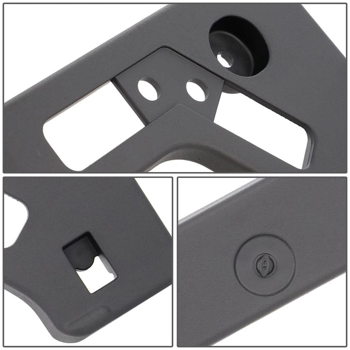 2019-2021 Toyota Prius Front License Plate Mounting Bracket - Black