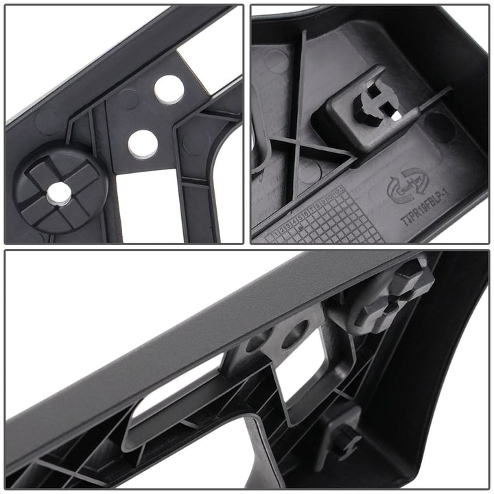 2019-2021 Toyota Prius Front License Plate Mounting Bracket - Black