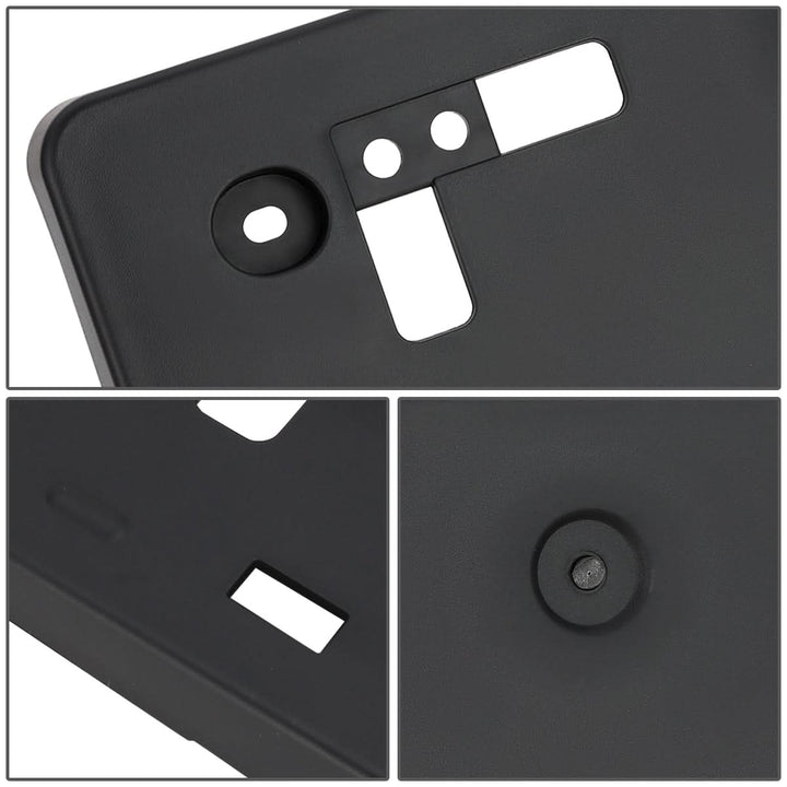 2016-2018 Toyota Corolla Front License Plate Mounting Bracket Black