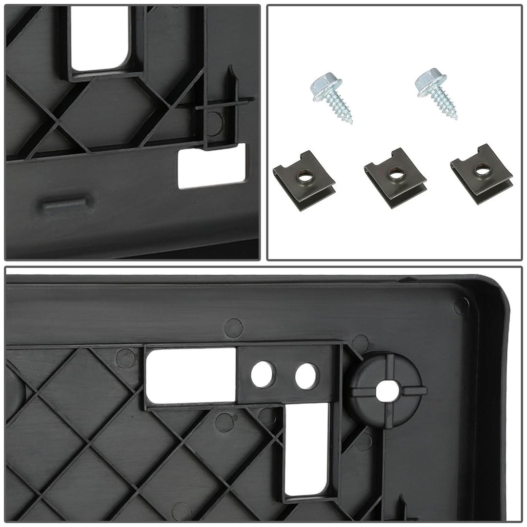 2016-2018 Toyota Corolla Front License Plate Mounting Bracket Black