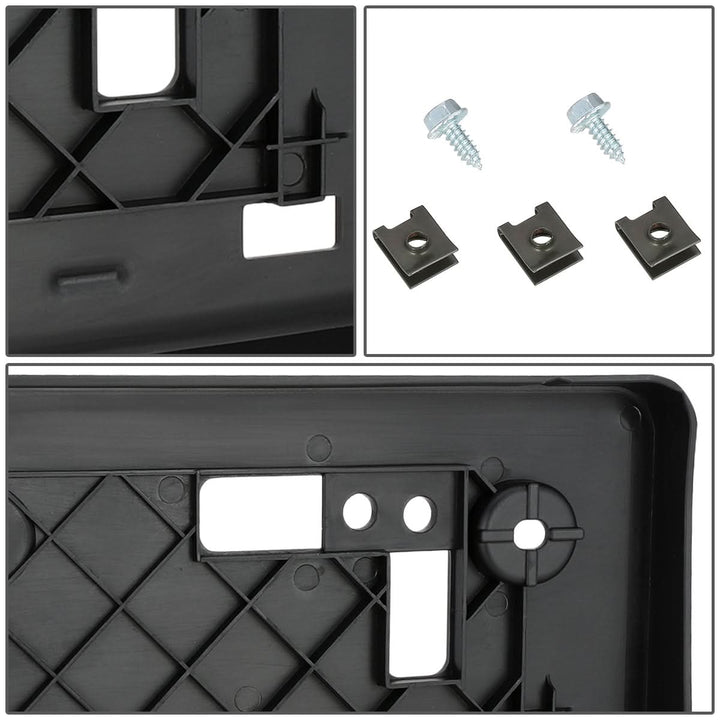 2016-2018 Toyota Corolla Front License Plate Mounting Bracket Black