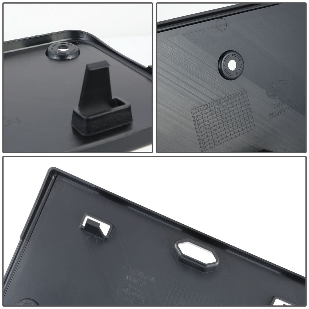 2015 Volkswagen GTI Front License Plate Mounting Bracket - Black