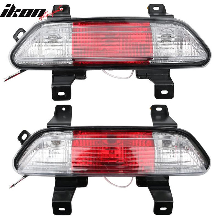 2015-2020 Ford Mustang Euro Clear Red Fog Light Brake Reverse Lamp