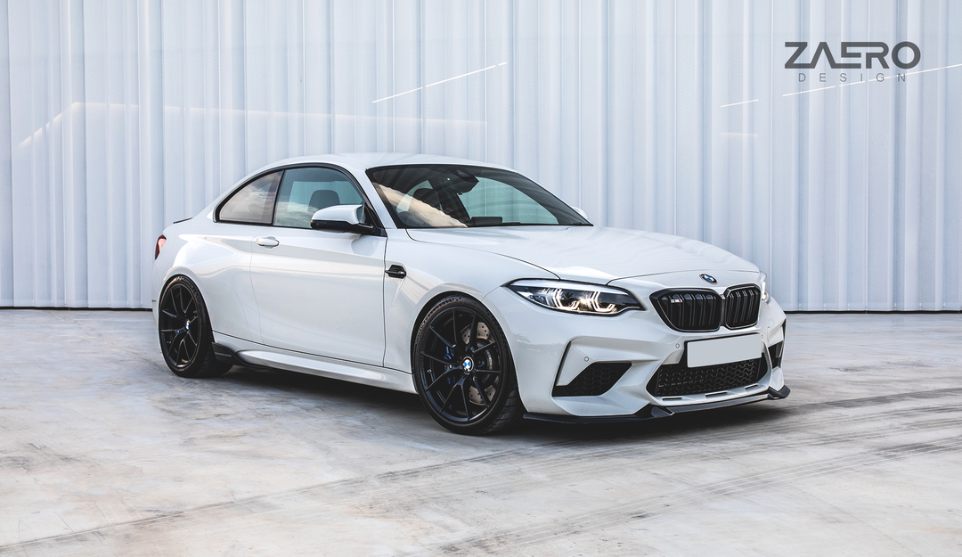 BMW M2 Competition F87 EVO-S Gloss Black Front Splitter