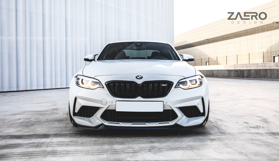 BMW M2 Competition F87 EVO-S Gloss Black Front Splitter