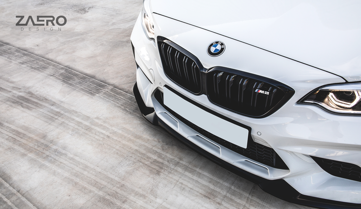 BMW M2 Competition F87 EVO-S Gloss Black Front Splitter