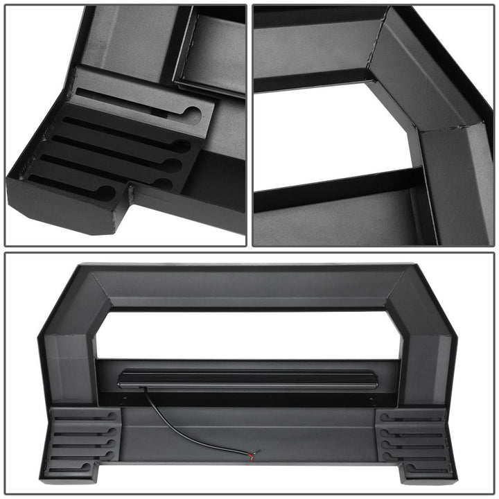 Universal Front Bumper Guard with LED Light