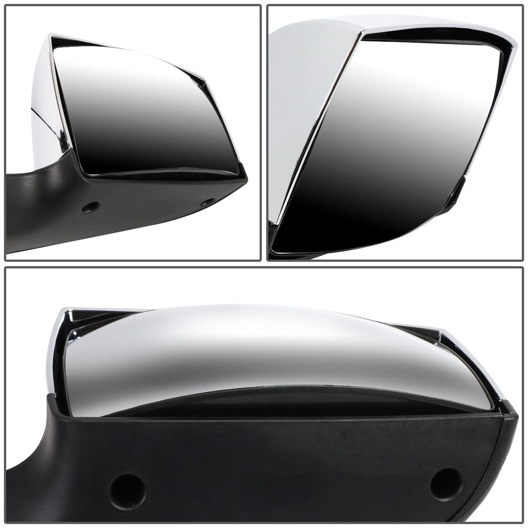 04-18 Volvo VN Series Hood Mirror Manual Sequential LED Black