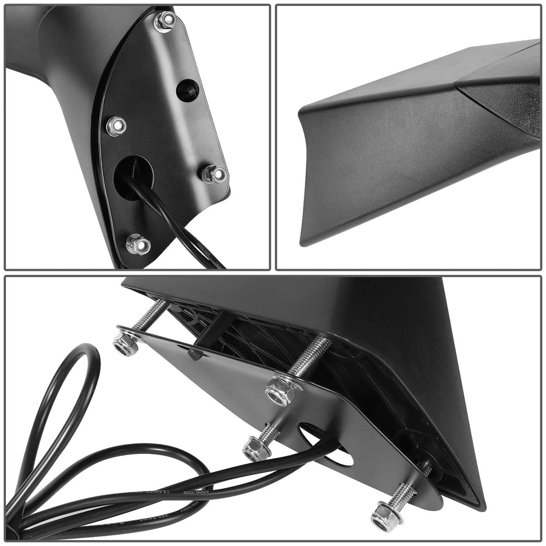 2018-2021 Volvo VNL Hood Mirror with Amber LED Arrow Turn Signal