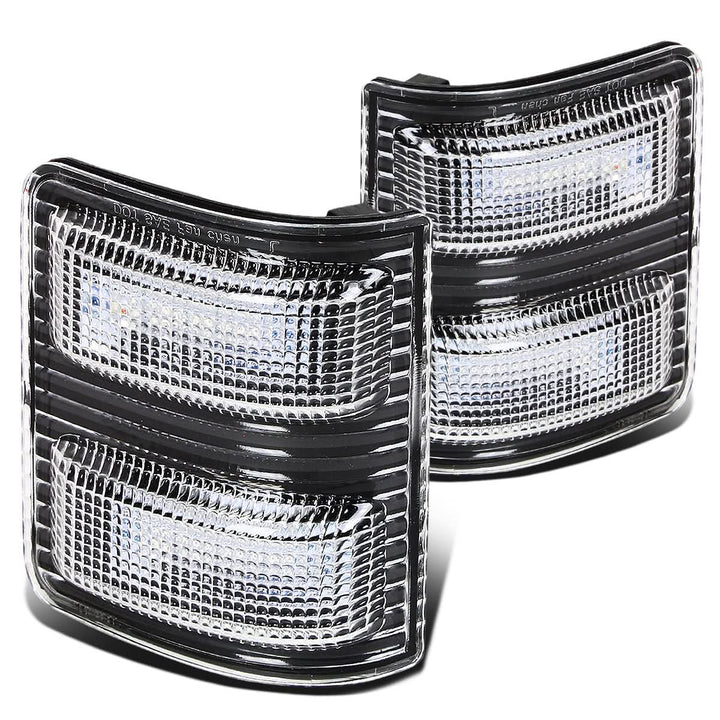 2008-2015 Ford Super Duty Towing Mirror Side Lights - Black/Amber