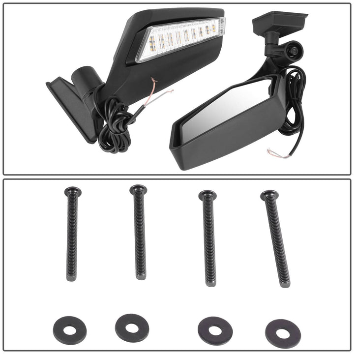 Universal UTV Side Mirror with LED Light