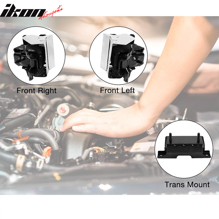 2007-2013 Chevyado 5.3L Engine Motor Mount Kit 3PC