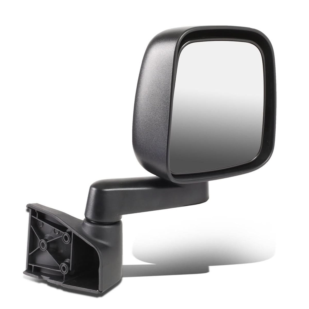 2003-2006 Jeep Wrangler Manual Side Mirror Right Black