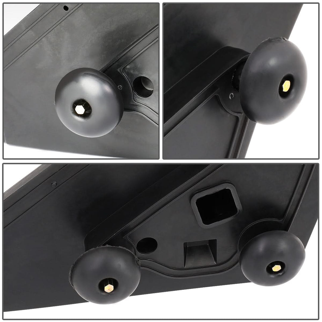 06-10 Hyundai Sonata Manual Side Mirror - Right - Black