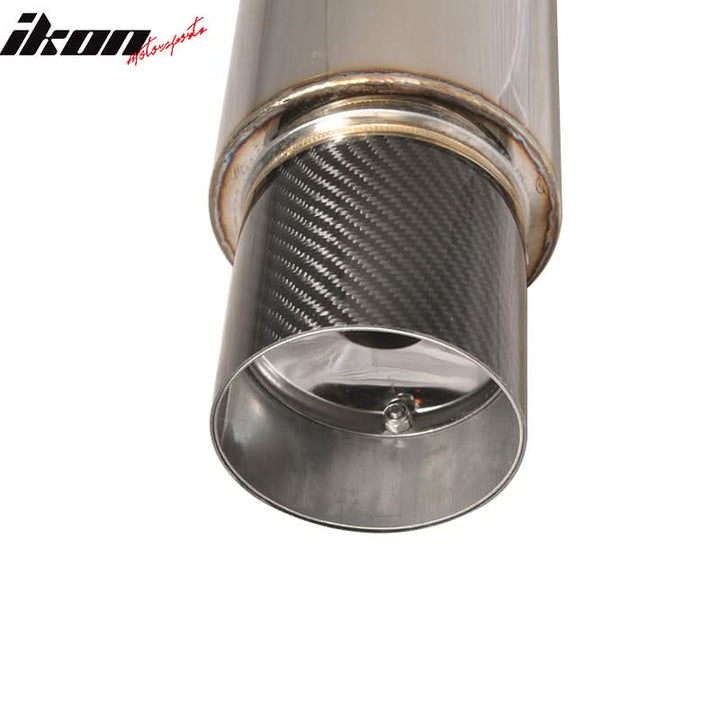 Fits BMW Stainless Muffler Apexi N1 Type 4" Flat Tip & Silencer CF