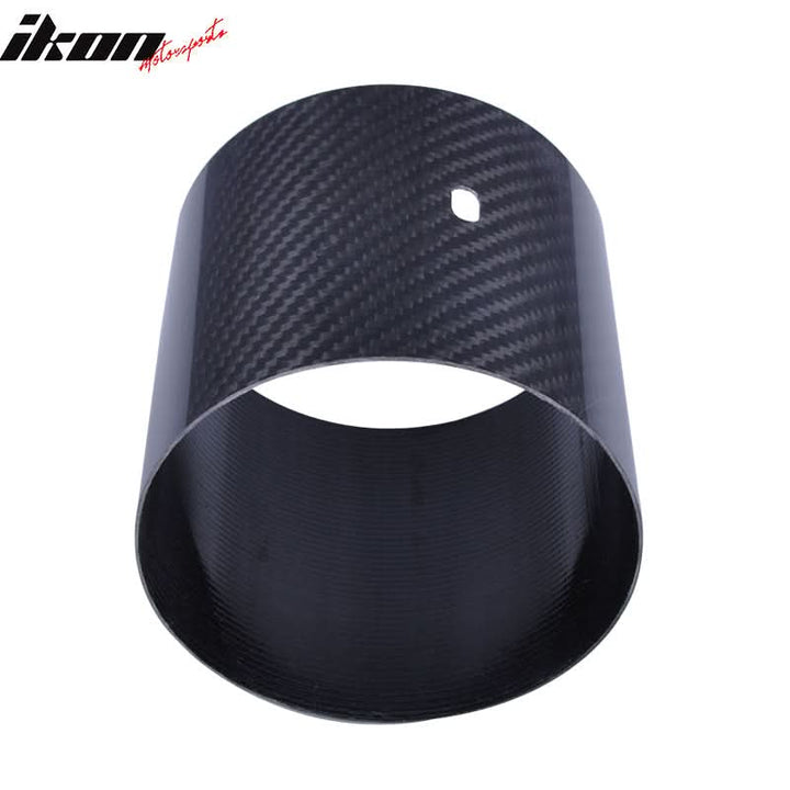 Universal Fitment 4Inch N1 Style Rear Muffler Exhaust Tip Carbon Fiber
