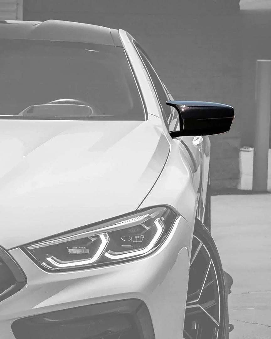 BMW 5 Series F90 M5 M Style Carbon Fiber Side Mirror Cover (2018+)