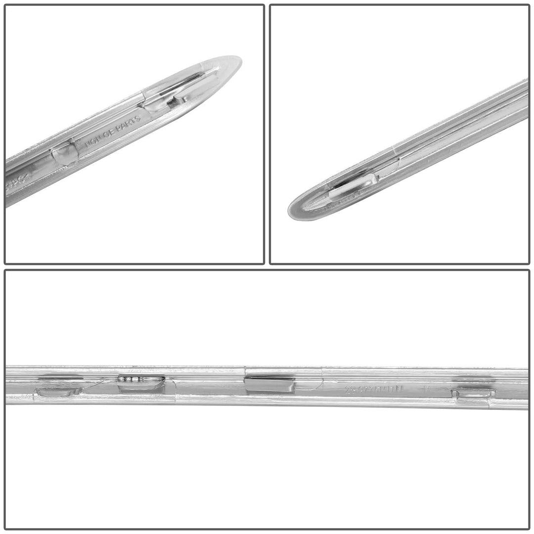 2017-2018 Mercedes-Benz E-Class Front Grille Upper Trim Right Chrome