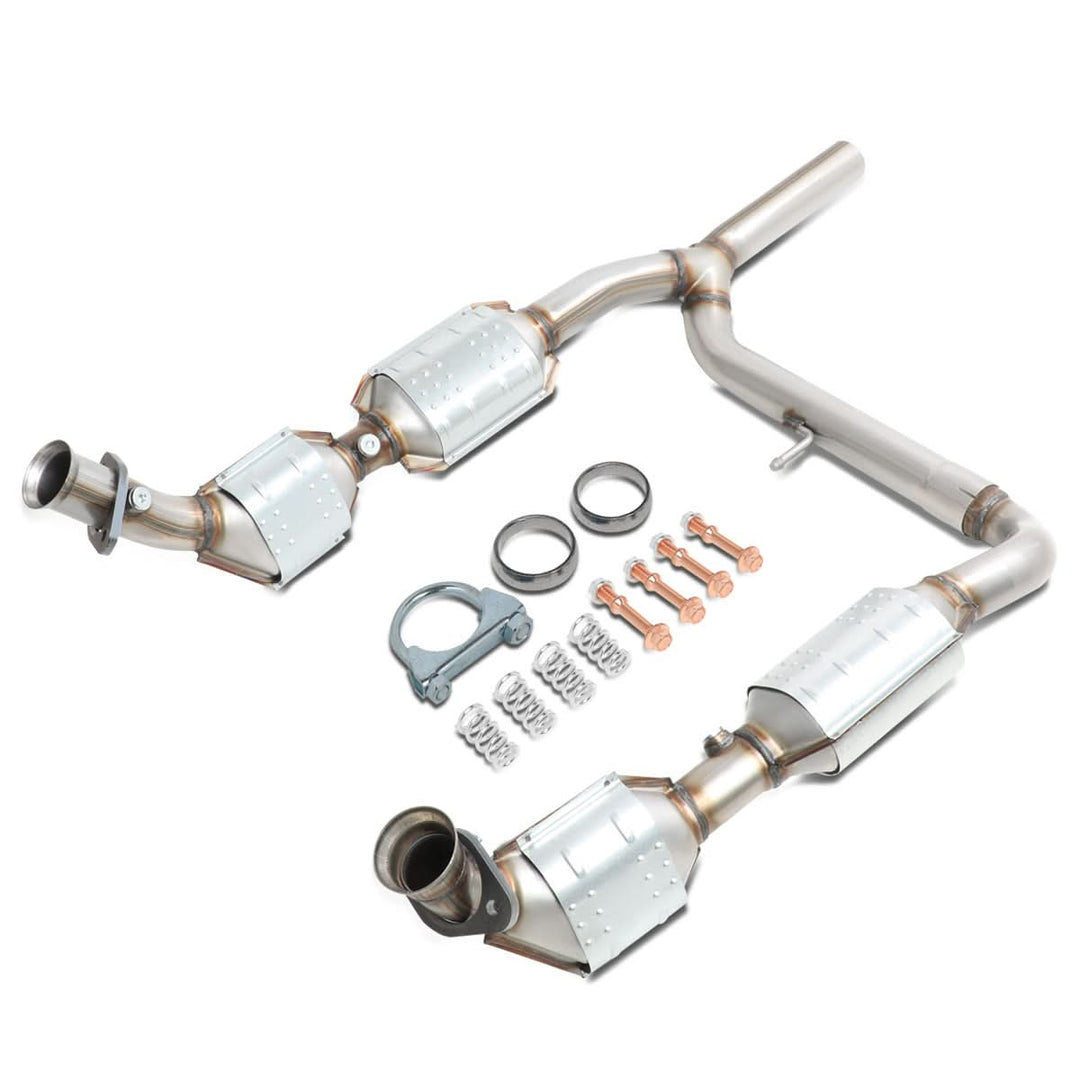 04-06 Ford F-150 / 06 Lincoln Mark LT 5.4L Y-Pipe Catalytic Converter