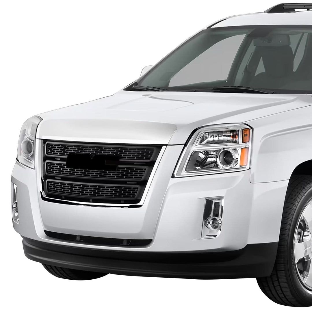 2010-2017 GMC Terrain SLE Front Grille Assembly Matte Black Chrome