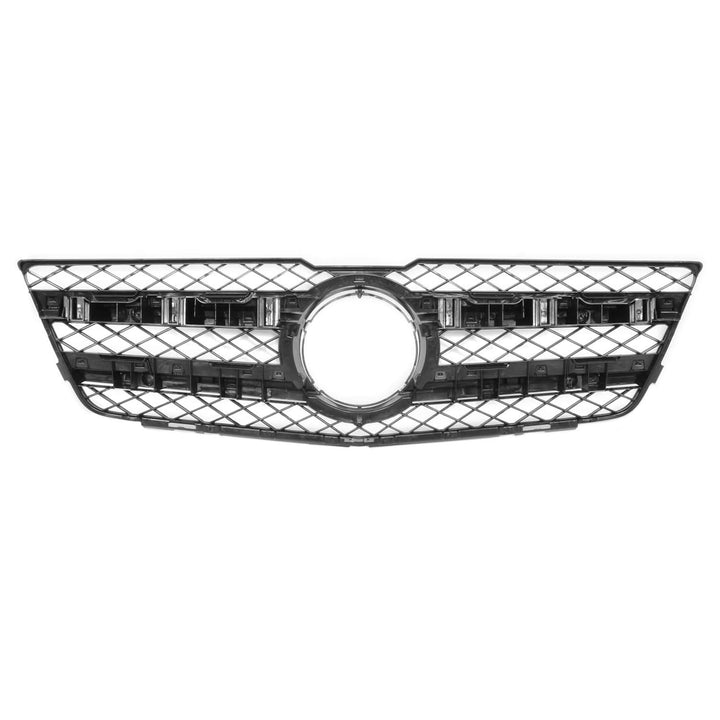 2010-2015 Mercedes GLK Silver/Black Grille with Aluminum Trim
