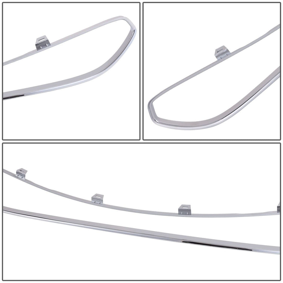 2010-2012 Ford Fusion Front Bumper Grille Molding Chrome Trim