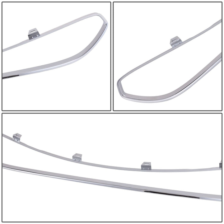 2010-2012 Ford Fusion Front Bumper Grille Molding Chrome Trim
