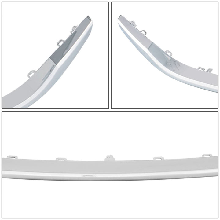 2013+ Honda Civic Front Bumper Lower Chrome Grille Trim Molding