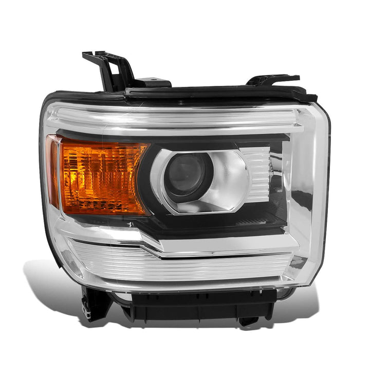 14-19 GMC Sierra OE Style Right Headlight - Black Housing H7 Halogen