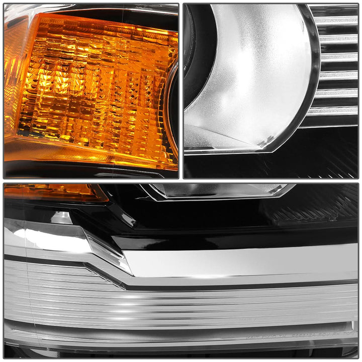 14-19 GMC Sierra OE Style Right Headlight - Black Housing H7 Halogen