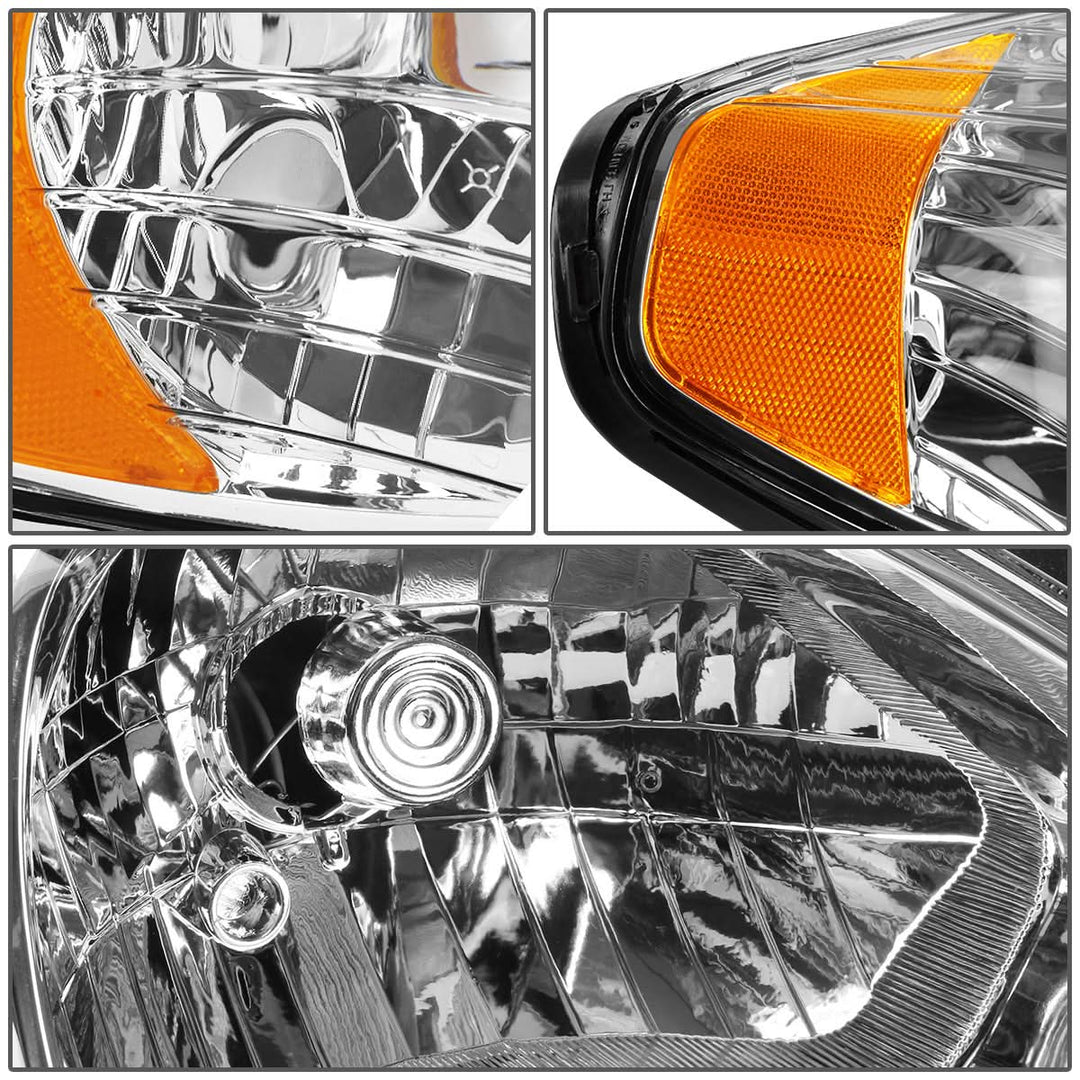 2006-2011 Hyundai Accent OE Style Right Side Headlight - Chrome