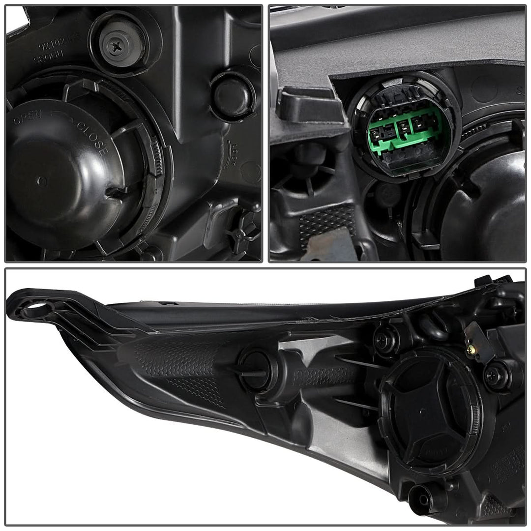 2019-2021 Kia Forte OE Style Left Headlight - Black