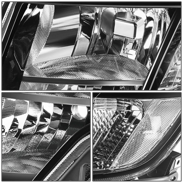 07-10 Ford Edge OE Style Black Housing Headlights - Clear Reflector