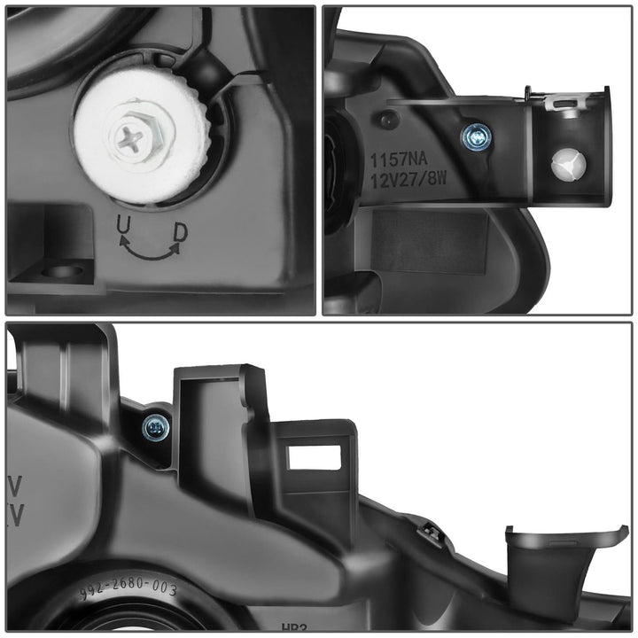 09-14 Murano OE Style Black Housing Headlights