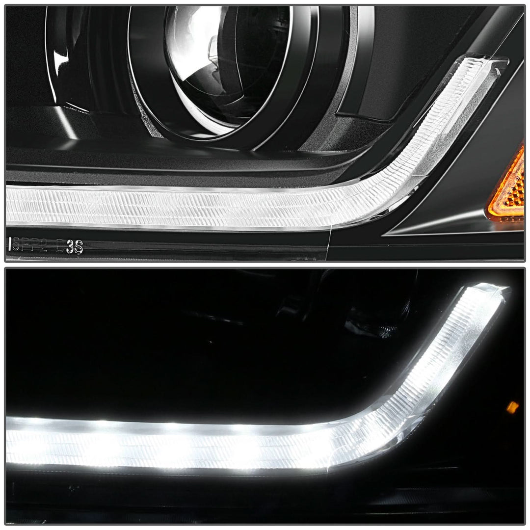 2018 Chevrolet Traverse OE Style Black Housing Headlights - Amber